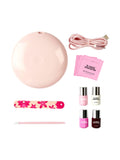 Le Mini Macaron Deluxe Gel Manicure Kit La Vie En Bloom, imported from the UK