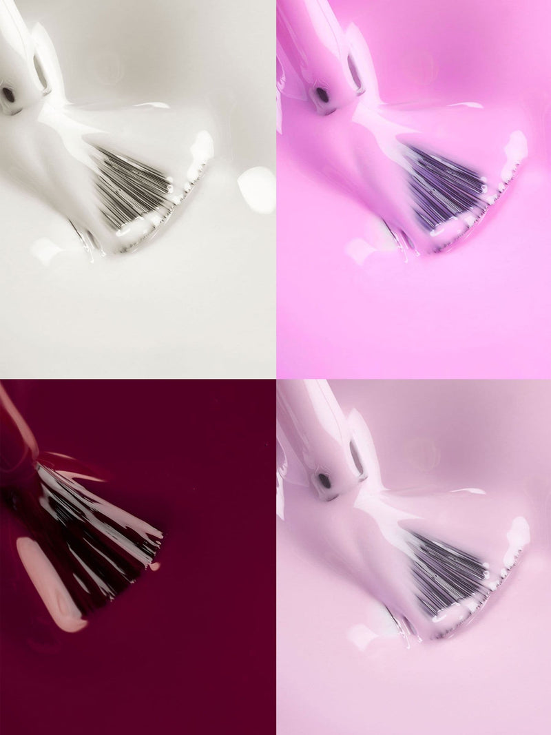 Le Mini Macaron Deluxe Gel Manicure Kit La Vie En Bloom, imported from the UK