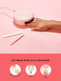 Le Mini Macaron Deluxe Gel Manicure Kit La Vie En Bloom, imported from the UK