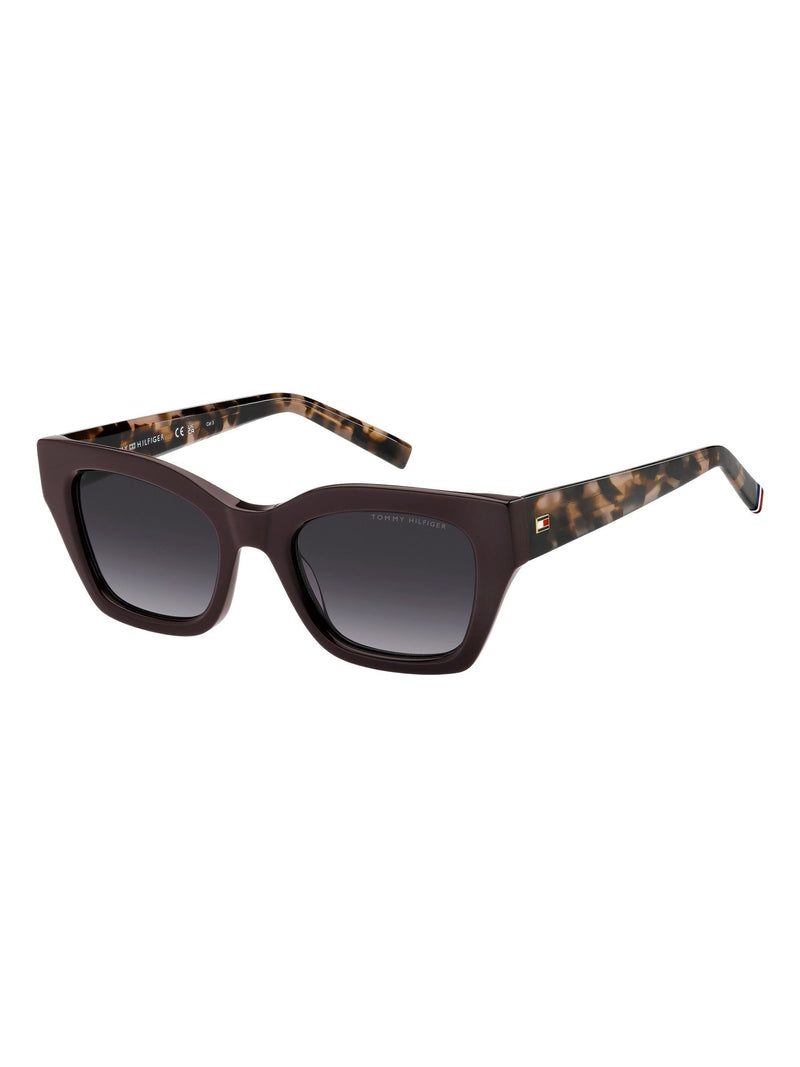 Tommy Hilfiger cat eye sunglasses brown burgundy pink (British brand)