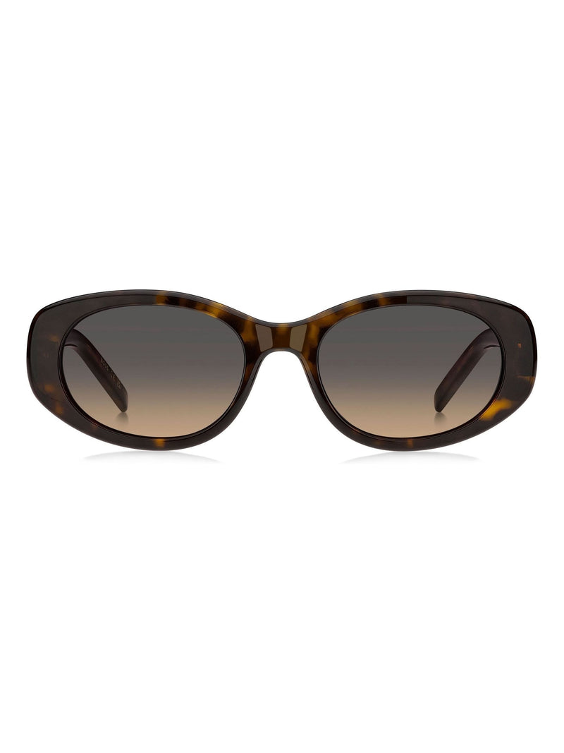 BOSS oval sunglasses Havana brown acetate (British brand)