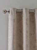Catherine Lansfield Champagne Gold jacquard eyelet curtains, imported from the UK
