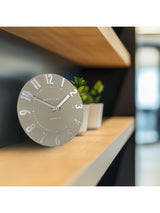 Next Thomas Kent Clocks Mocha 6'' Cedar Mantel Clock- Buy online at McGrocer