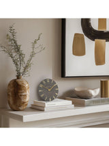 Next Thomas Kent Clocks Espresso Cedar Mantel Clock 6 Inch- Buy online at McGrocer
