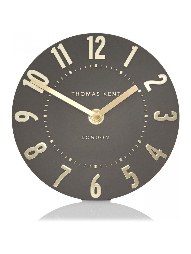 Thomas Kent Espresso 6 inch Cedar mantel clock - British product