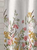 Catherine Lansfield pink countryside floral shower curtain one size - British product