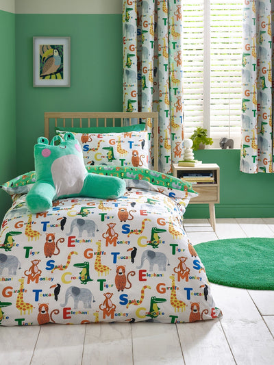 Next Catherine Lansfield Natural Animal Magic Reversible Duvet Cover Set- Buy online at McGrocer