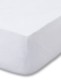 Catherine Lansfield white brushed cotton extra deep fitted sheet - British product