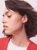 Red Heart stud earrings 3 pack heart-shaped (British brand)