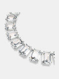 Swarovski White Rhodium Plated Crystal Tennis Necklace (British brand)