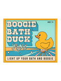 Gift Republic yellow boogie bath duck with LED lights (British brand)