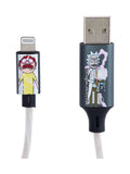 Rick and Morty green light up charging cable, UK version
