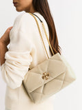 Tory Burch small Kira convertible shoulder bag black Napa leather - British product