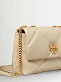 Tory Burch small Kira convertible shoulder bag black Napa leather - British product
