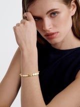 Next Karen Millen Mosaic Bracelet Gold Tone 23.5cm- Buy online at McGrocer