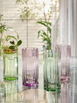 Next Freya Tumbler Glasses Set of 4 Green Pink- Buy online at McGrocer
