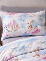 Catherine Lansfield Pink Candy Unicorn So Soft Non-Iron Duvet Cover Set