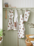 Catherine Lansfield cotton tea towel Highland cow 70x50cm (British brand)