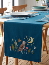 Next Catherine Lansfield Navy Blue Enchanted Twilight Animals Fabric Table Runner 220cm x 33cm- Buy online at McGrocer