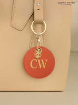 Next Jonnys Sister Personalised Faux Leather Bag Accessory with Gold Tone Flower Charm- Buy online at McGrocer