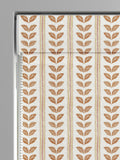 Orange Liber roman blind in 100% cotton, imported from the UK