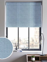 Next Blue Rhembo Geometric Roman Blind- Buy online at McGrocer