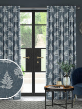 Next Blue Midori Made to Measure Curtains- Buy online at McGrocer