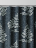 Blue Midori curtains floral jacquard design British product