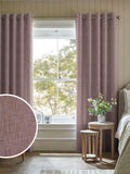 Grey herringbone made to measure curtains (British brand)