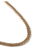 Stainless steel curb chain necklace, UK version