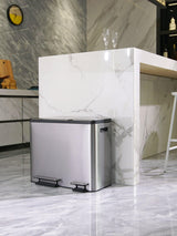 Next EKO Ecocasa Stainless Steel Recycling Bin 45L- Buy online at McGrocer