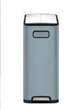 Eko Titanium Blue Ecofly stainless steel bin 20L (British brand)