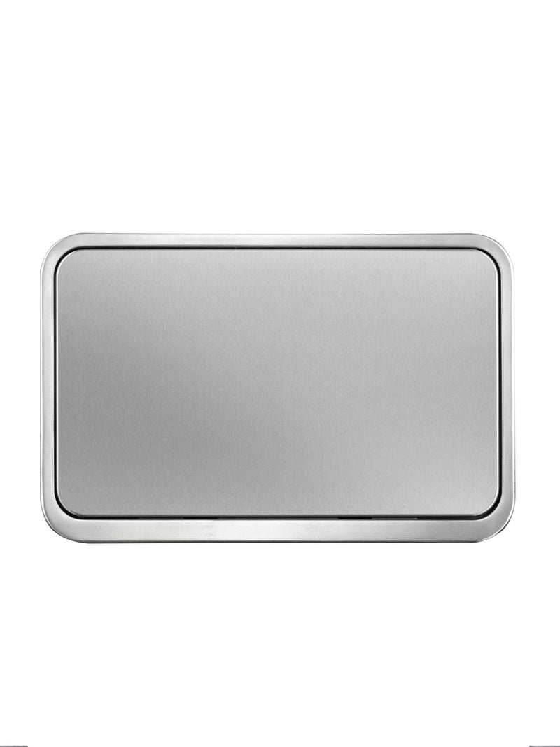 Eko X Cube stainless steel recycling bin 40L - British product