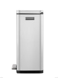 Eko X Cube stainless steel recycling bin 40L - British product