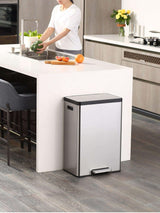 Next EKO Ecocasa Stainless Steel 15+15L Waste Bin- Buy online at McGrocer