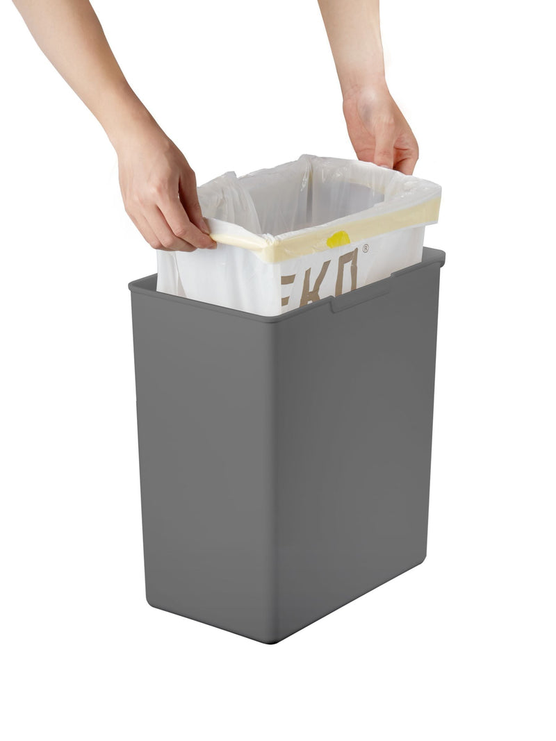 Eko grey Morandi touch bin 20L - British product