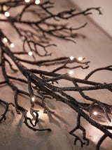 Next Lights4fun 1.5m Pre Lit Black Twig Halloween Garland- Buy online at McGrocer