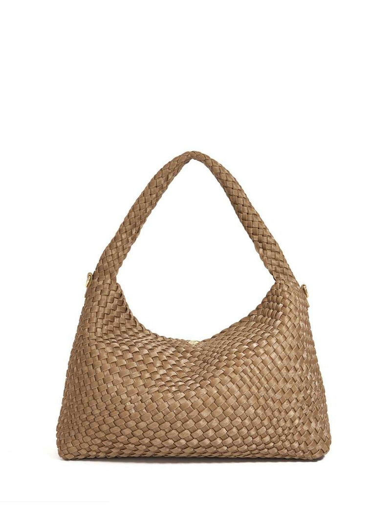 Dune London brown deliberate large woven slouch bag (British brand)
