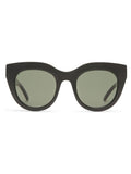 Le Specs Black Air Heart sunglasses, imported from the UK