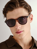 Le Specs Bandwagon sunglasses brown frame polycarbonate lenses (British brand)