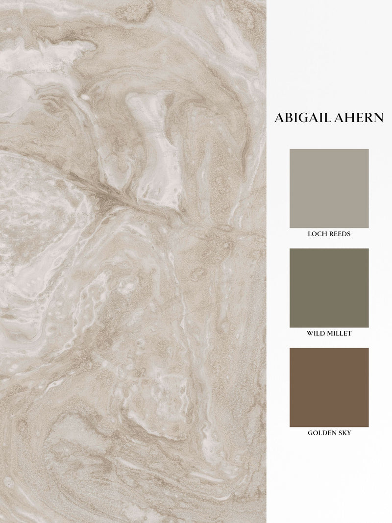 Abigail Ahern Ethereal Marble A4 mural - British product