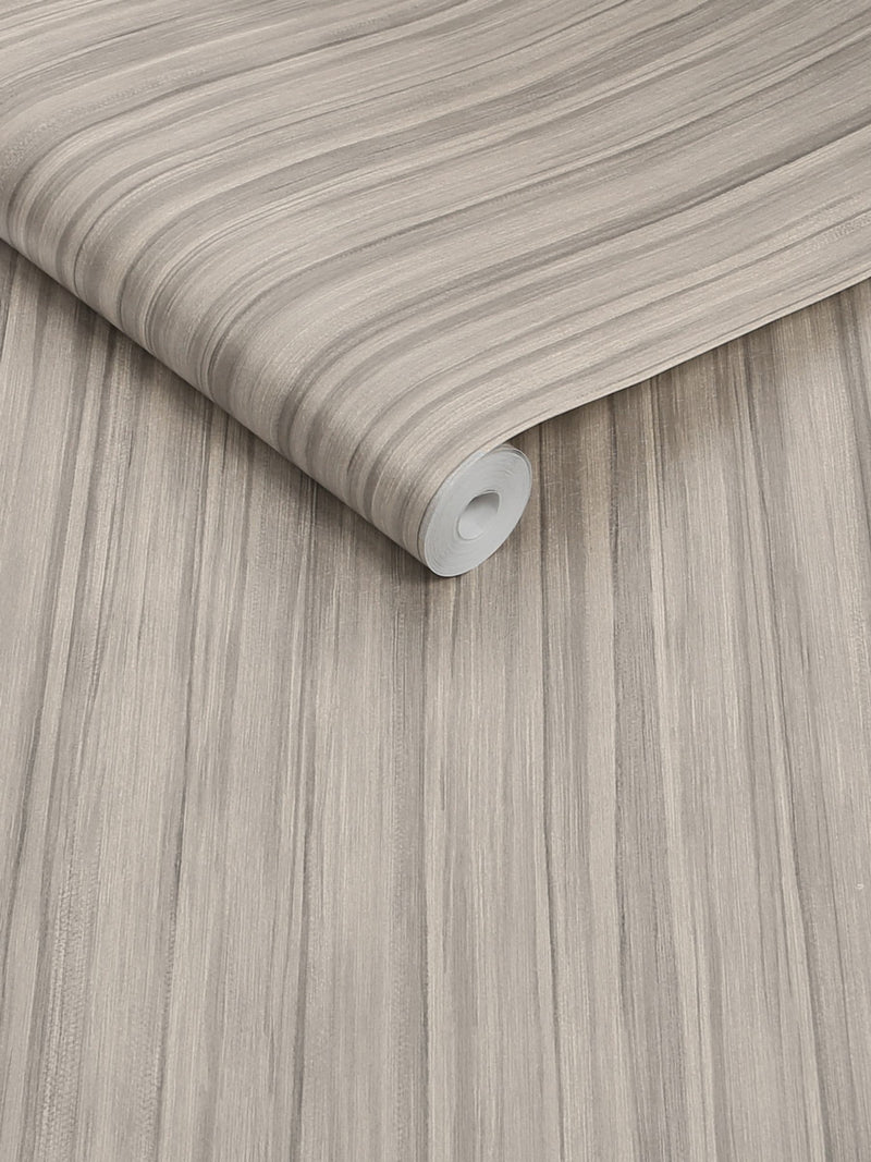 Abigail Ahern Deep Greige Linear Luxe wallpaper sample A4 - British product