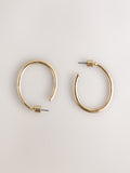 Gold tone sparkle detail hoop earrings, UK version