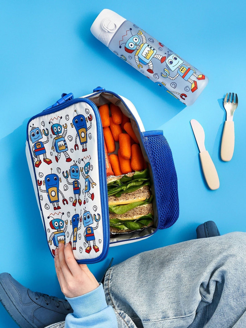 ION8 Robots lunch bag and water bottle bundle, UK version