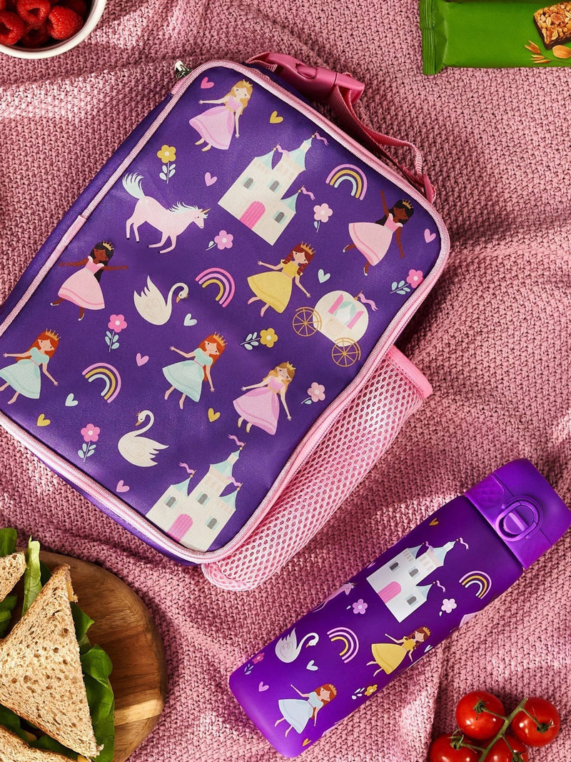 Ion8 Princess lunch bag with leakproof Recyclon water bottle 500ml, UK version