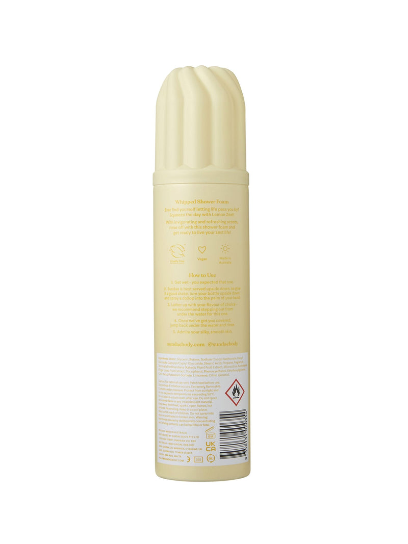 Sundae Zest Whipped Shower Foam 265ml (British brand)