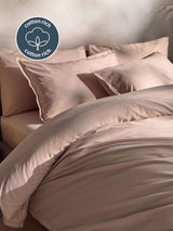 Next Silentnight Natural Cotton Rich T180 Washed Duvet Set- Buy online at McGrocer