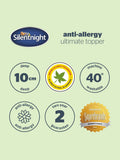 Silentnight White Anti Allergy Ultimate 1000 Extra Deep Mattress Topper (British brand)