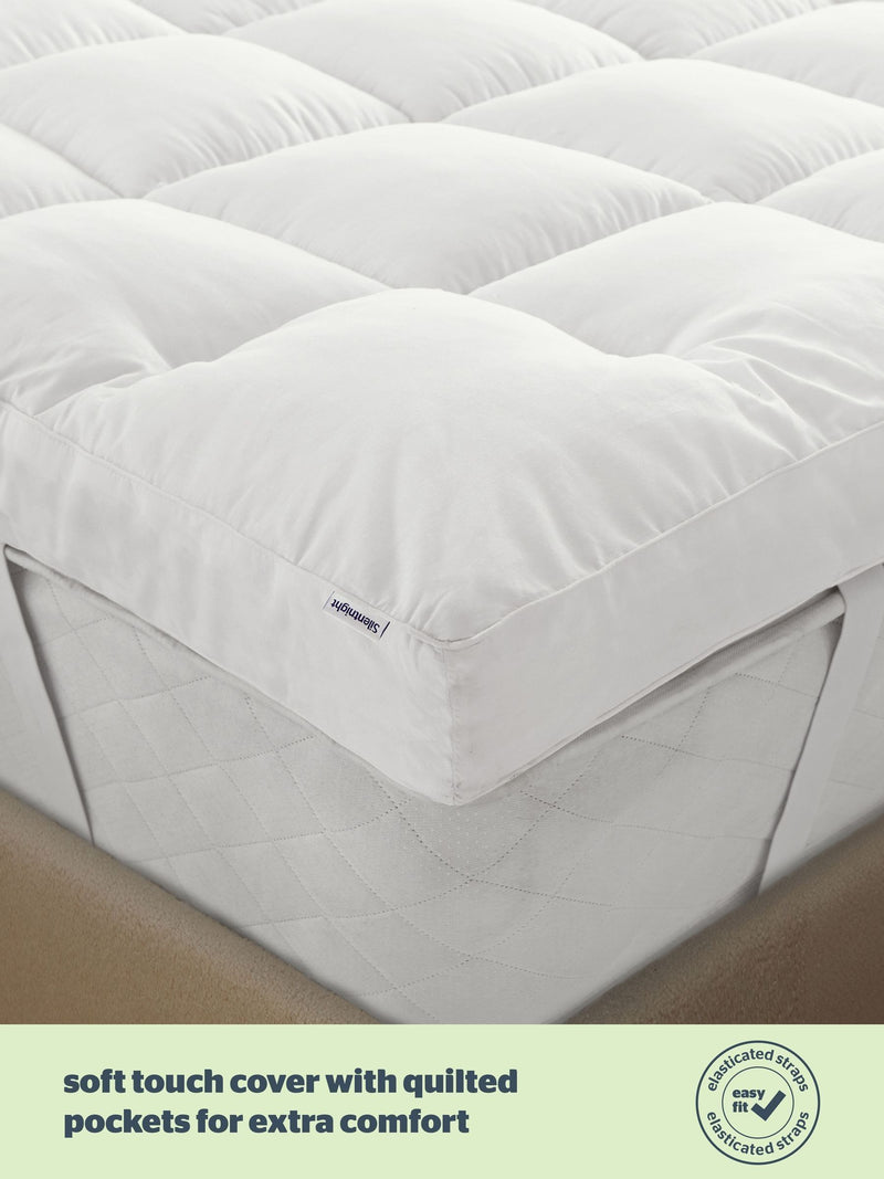 Silentnight White Anti Allergy Ultimate 1000 Extra Deep Mattress Topper (British brand)