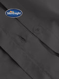 Silentnight Charcoal Cotton Rich T180 Washed Duvet Set (British brand)
